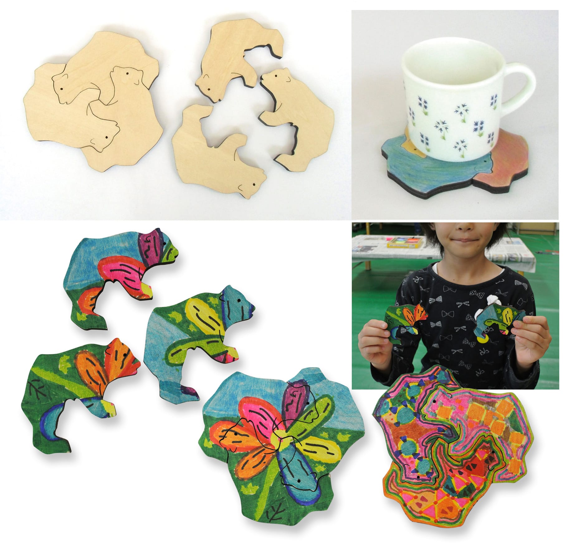 2019年 浜田市世界こども美術館『木のアート展』ワークショップ